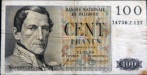 100 Francs belgique 1959